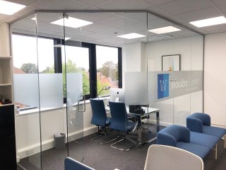 Woolbro Morris Ltd (Finchley, London): Glass Partition Office Fit-Out in London
