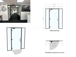 MA Group (Sutton Coldfield, West Midlands): Toughened Glass Office Partitions