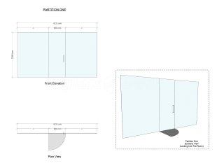 MMG Financial Management (Northampton, Northamptonshire): Inline Single Glazed Frameless Glass Wall With Logo Window Film