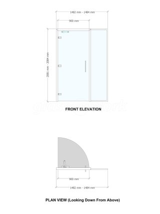 The Maidstone & Malling Alternative Provision (Maidstone, Kent): Glass Door and Side Panel