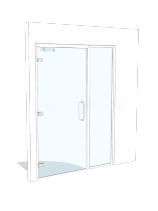 The Maidstone & Malling Alternative Provision (Maidstone, Kent): Glass Door and Side Panel