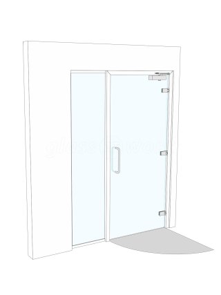 The Maidstone & Malling Alternative Provision (Maidstone, Kent): Glass Door and Side Panel