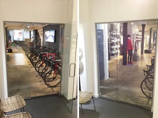 HDI Ltd (Northern Quarter, Manchester): Small Glass Screen in a Retail Outlet