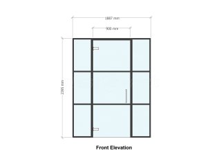 Mason Navarro Pledge (Hitchin, Hertfordshire): T-Bar Metal and Glass Office Partitions With Soundproofing