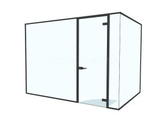 Metcloud (Edgbaston, Birmingham): Acoustic Glass Office Partitions