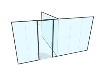 Midlands Care (Leicester, Leicestershire): Acoustic Glass Office Partitions Commercial Fit-out