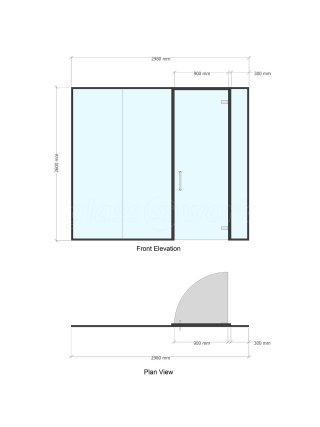 Midlands Care (Leicester, Leicestershire): Acoustic Glass Office Partitions Commercial Fit-out