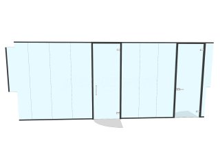 Midlands Care (Leicester, Leicestershire): Acoustic Glass Office Partitions Commercial Fit-out