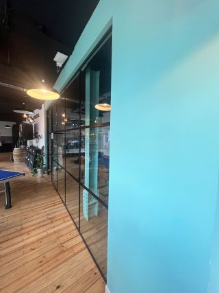 Movember Europe (Islington, London): New Industrial-Style Meeting Room for Movember Europe