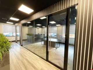My Build Estimate (Northampton, Northamptonshire): Double Glazed Acoustic Glass Office Partitions