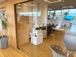 NK Motors [Kia Derby] (Derby, Derbyshire): Car Showroom and Glass Office Partitions