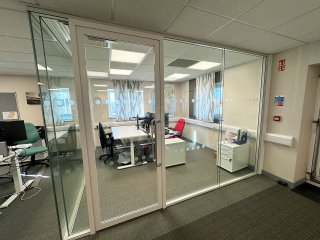 NTEX (Stallingborough, Lincolnshire): Double Glazed Glass Corner Office