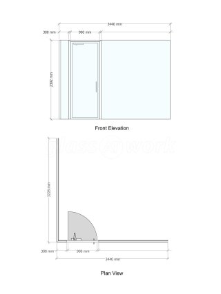 NTEX (Stallingborough, Lincolnshire): Double Glazed Glass Corner Office