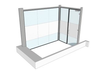 Nelson College (Ilford, Essex): Internal Glass Corner Room With Acoustic Glazing