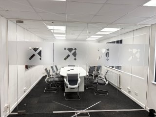 Nexus Open Systems (Exeter, Devon): Glass Partition Meeting Room