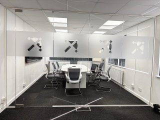 Nexus Open Systems (Exeter, Devon): Glass Partition Meeting Room