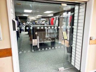 Nicholson Stores (Solihull, West Midlands): Retail Shop Glass Wall and Door