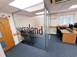 Norseland (Yeovil, Somerset): Glass Partition Walls With Soundproofing