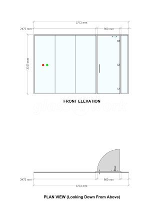 Norseland (Yeovil, Somerset): Glass Partition Walls With Soundproofing