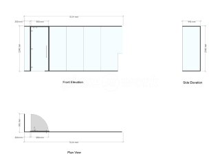 North Piling (Sherburn in Elmet, West Yorkshire): Laminated Glass Office Partition With Soundproofing