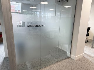Norwich Accountancy (Norwich, Norfolk): Acoustic Glass Office Partitions