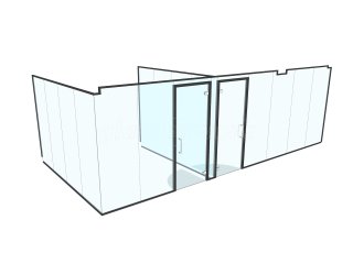 Nowell Meller Solicitors (Stafford, Staffordshire): Glass Office Partition With Soundproof Glazing