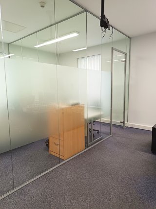 OEG Marine Limited (Poundbury, Dorset): Glass Partition Offices With Acoustic Glazing