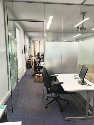 OEG Marine Limited (Poundbury, Dorset): Glass Partition Offices With Acoustic Glazing