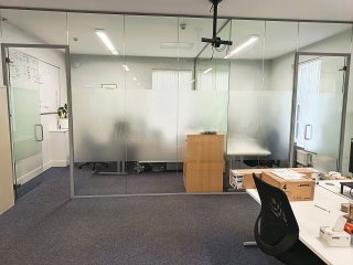 OEG Marine Limited (Poundbury, Dorset): Glass Partition Offices With Acoustic Glazing