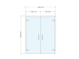 Doncaster Royal Infirmary (Doncaster, South Yorkshire): Frameless Glass Double Doors To Form Cubicles In The New A&E Wing