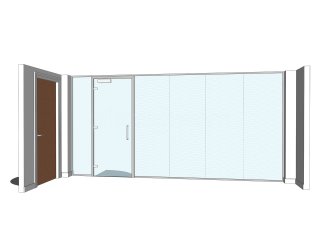 OnePlan Business Solutions (Ormskirk, Lancashire): Acoustic Glass Office Partitioning With Bespoke Film Design