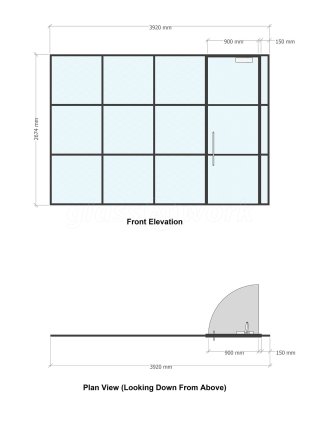 Orion Group (The City, London): T-Bar Metal Framed Glass Partitions Office Fitout