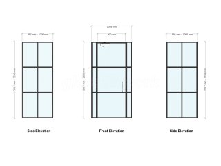 Orion Group (Mayfair, London): T-Bar Glass Corner Room With Panel Glazing Effect