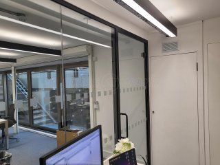 Ostro (Fitzrovia, London): Glass Office Front With Door