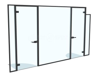 Ostro (Fitrovia, London): Three Sided Glass Meeting Room