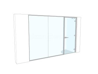 P Blackhall (Edinburgh, Scotland): Acoustic Glass Office Partition