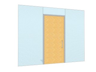 Parsons Contracting (Chesterfield, Derbyshire): Double Glazed Glass Office Partitions With Blinds