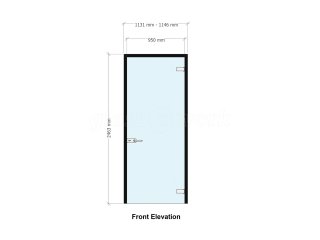 Pathfinder Medical (Plantation Wharf, London): Standalone Glass Door