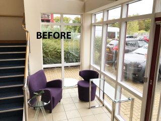 Teemo Designs Ltd (Peterborough, Cambridgeshire): Small Glass Corner Room Using Soundproofing Glass