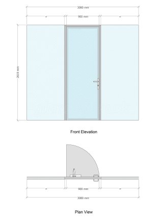 Portal Security Ltd (Cumbernauld, Scotland): Double Glazed Glass Partition With Soundproof Glass