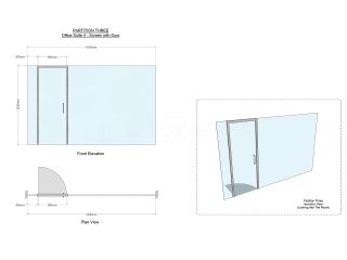PEP Project Management Ltd (Braintree, Essex): Office Fit-Out With Frameless & Acoustic Framed Partitioning