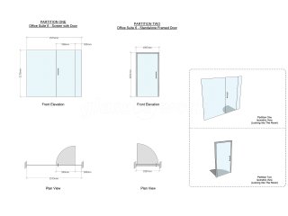 PEP Project Management Ltd (Braintree, Essex): Office Fit-Out With Frameless & Acoustic Framed Partitioning