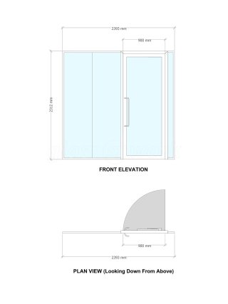 R and B Decorators and Refurbishment (Stevenage, Hertfordshire): Acoustic Glass Partition With Framed Doorleaf