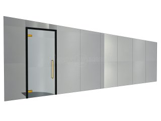 RE-Q 23 Construction Limited (York, North Yorkshire): Bronzed Glass Partitions With Black Tracks For Garage and Home Gym