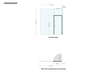 Restyle Systems (Bracknell, Berkshire): T-Bar Black Metal and Glass Framed Office Partitioning