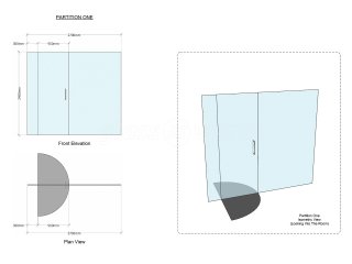 Saw Radiance Ltd (West End, London): Glazed Partition Wall Office