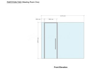 Rise Interiors (Croydon, London): Frameless Commercial Glass Office Fit-Out With Black Track