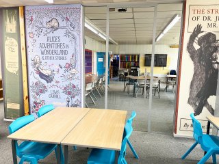 Risedale School (Catterick Garrison, North Yorkshire): Classroom Library Glass Partition Wall With Soundproofing