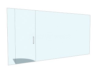 Roundel Kitchens (Washington, Tyne and Wear): Toughened Glass Office Wall With Frameless Door