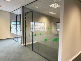 Roy Hatfield (Rotherham, South Yorkshire): Acoustic Glass Office Fronts With Window Film
